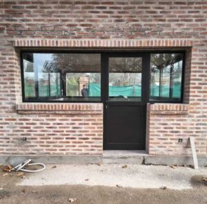 ventanas de aluminio Módena negras